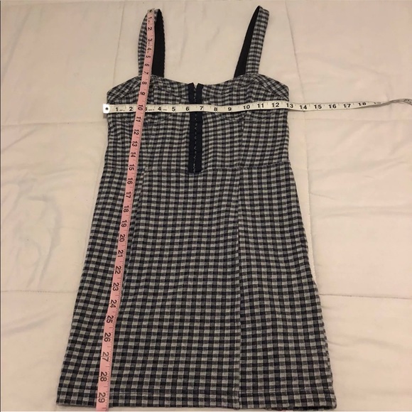 Free People Gingham Bustier Mini Dress - Picture 6 of 8